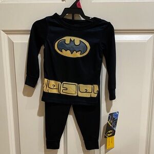 DC Comics Black and Gold Batman Kids Pajama Set